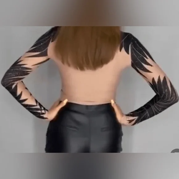 *****SOLD*****Beaded Bodysuit - Picture 5 of 6